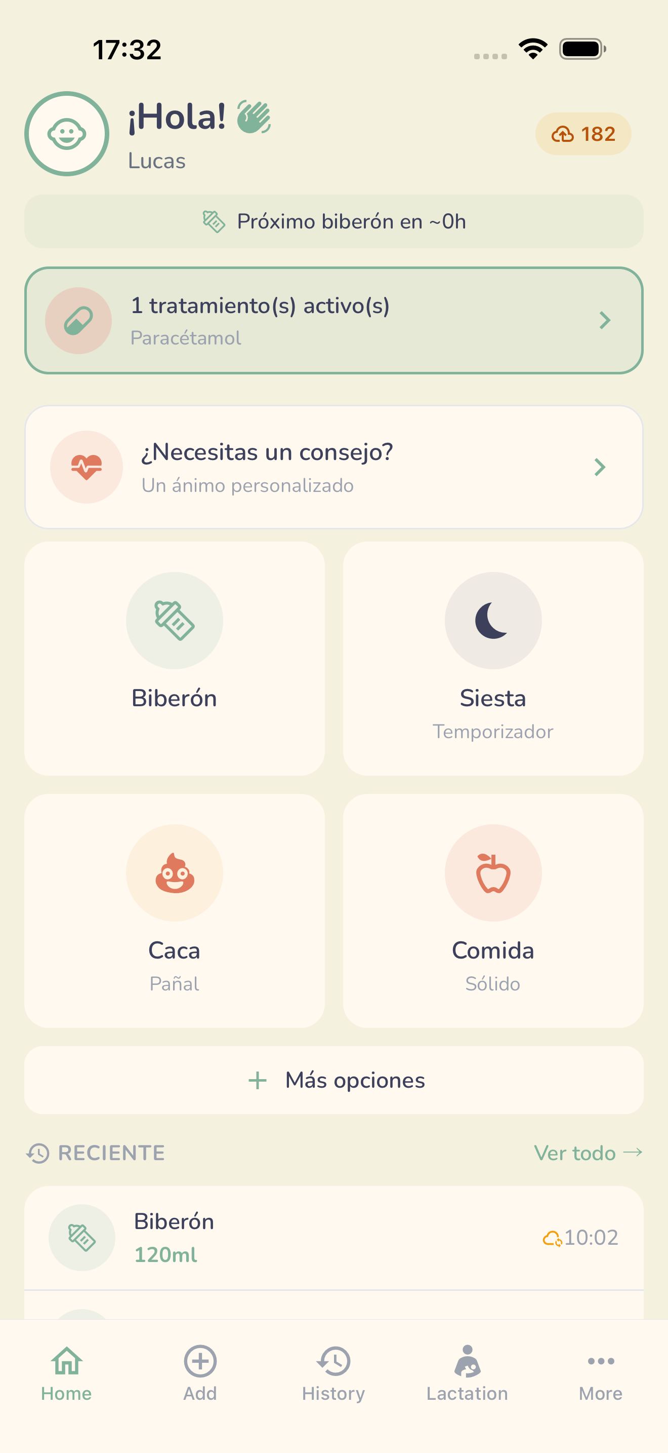 Panel de BabySync