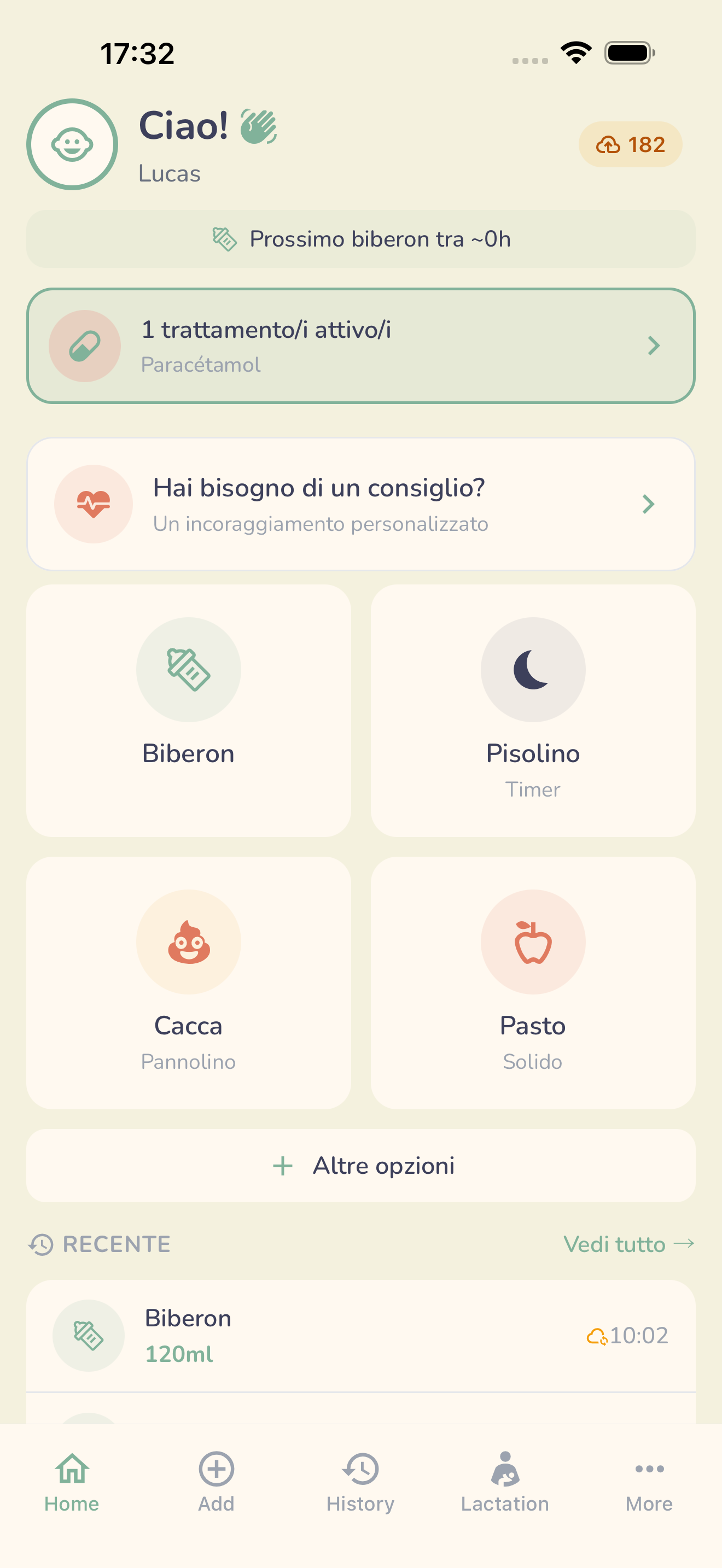 Dashboard BabySync